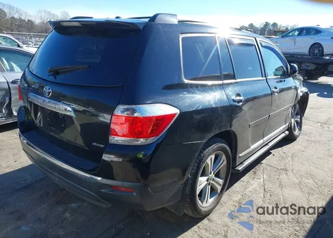 2013 Toyota Highlander Limited V6 из США, поврежденный, VIN 5TDDK3EH6DS246419